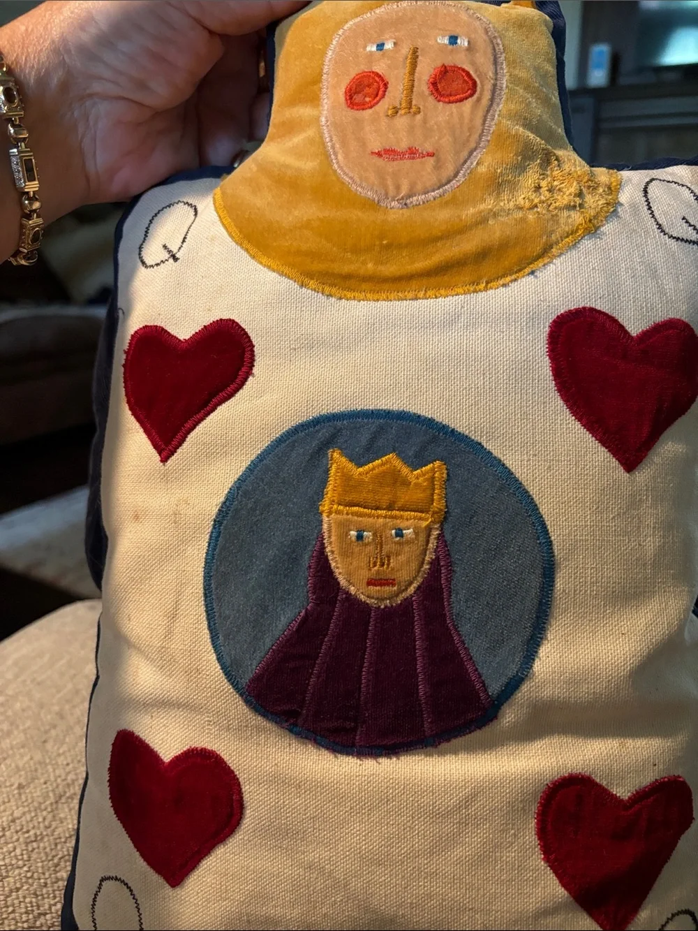 Got these as a gift in 1991. Queen of Hearts Plush Pillow Dolls - Pair